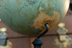 Beautiful Original French 19th Century World Globe