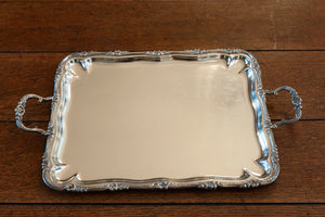 Vintage Belgian Wiskemann Silver Plated Tray
