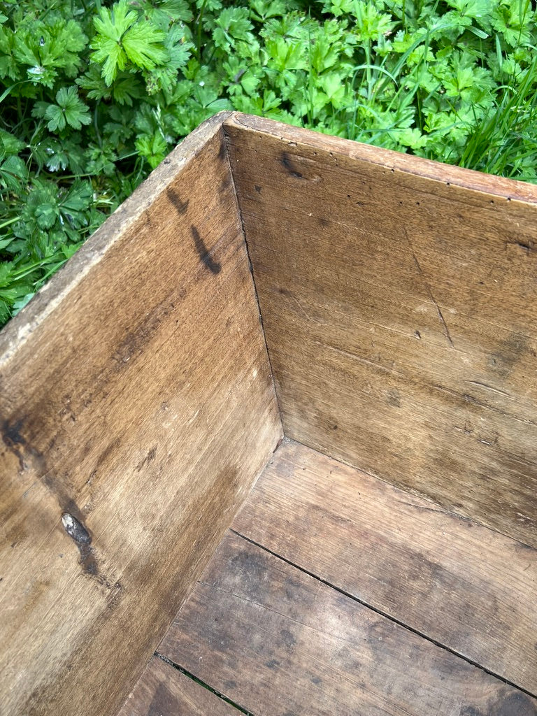 Vintage French Wooden Crate/Trug