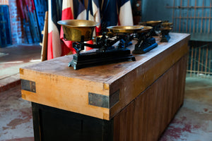 Vintage French Industrial Butchers Block