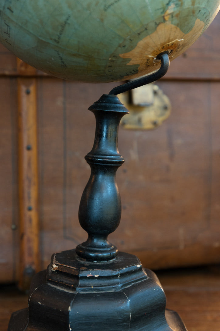 Beautiful Original French 19th Century World Globe