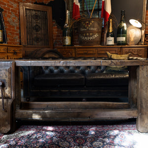 19th Century French Workbench - Elm