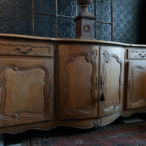 French Oak Sideboard ~ Parquet Top