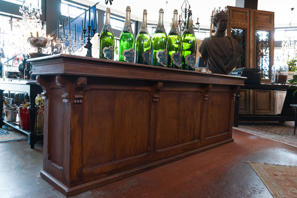 Gorgeous French 1920's Cafe'Bistro Bar Counter
