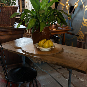 French Bistro Table ~ French Oak Top