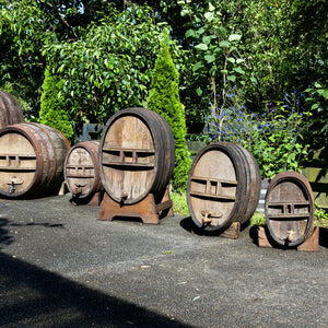 Antique Original 19th Century French Oak Vineyard Wine Barrels