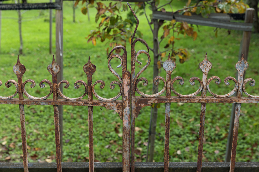 19th Century French Wrought Iron Gates