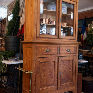 Vintage French Pine Kitchen Cupboard