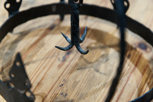 19th Century French Hanging Meat Crown/Game Hook