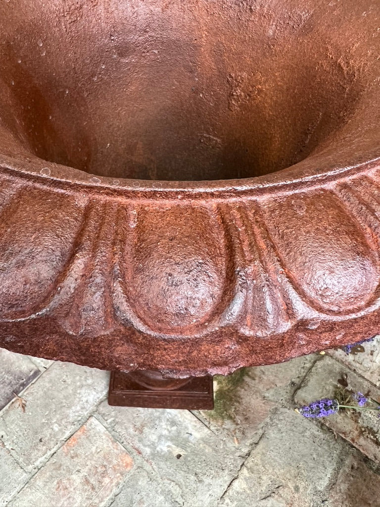 Collection Of French Cast Iron Urns