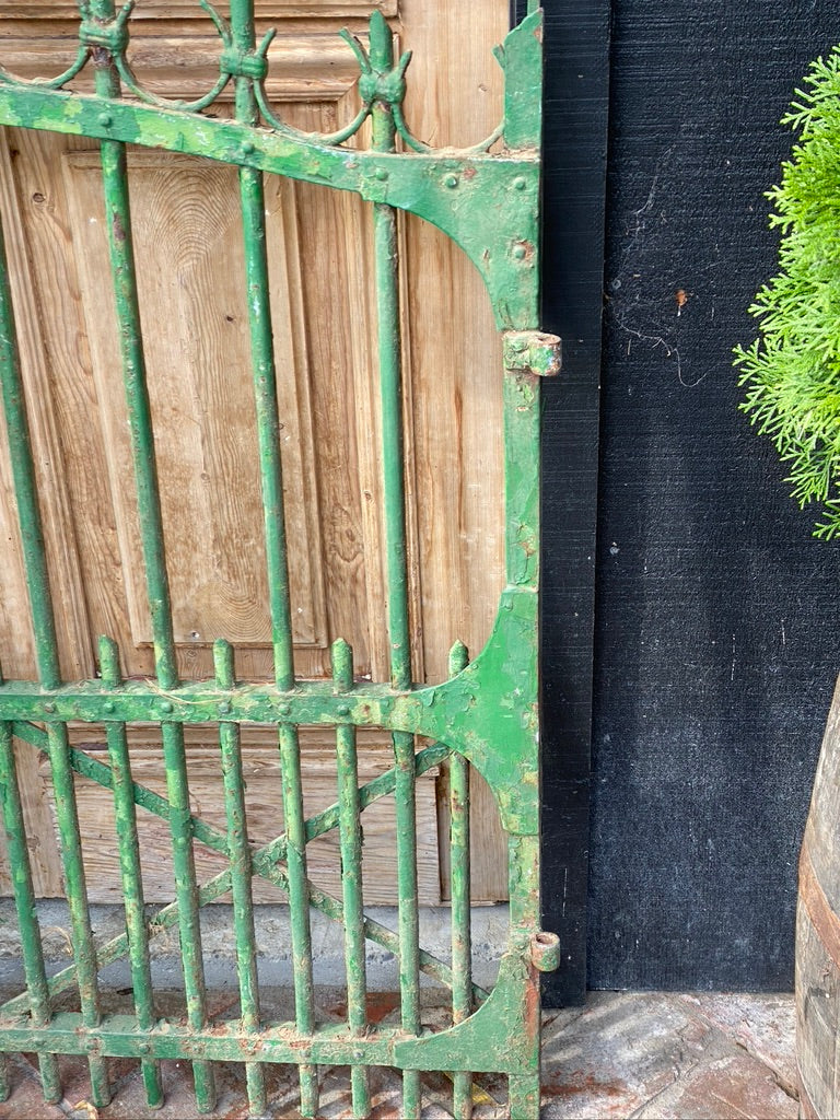 French Green Farmhouse Gate