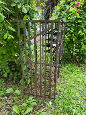 French Industrial Metal Wine Cave/Wine Rack - No 42