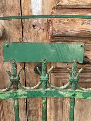 French Green Farmhouse Gate