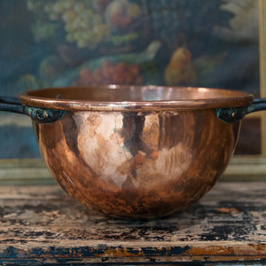 19th Century French Copper Patisserie Bowl - C11