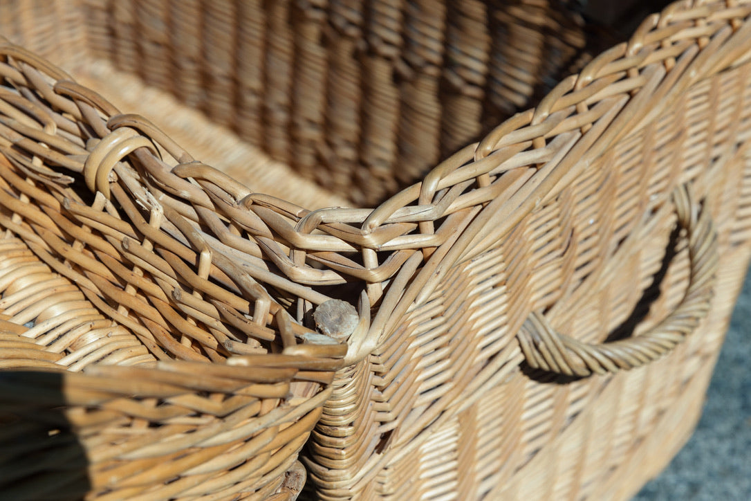 French Cane Hamper/Trunk