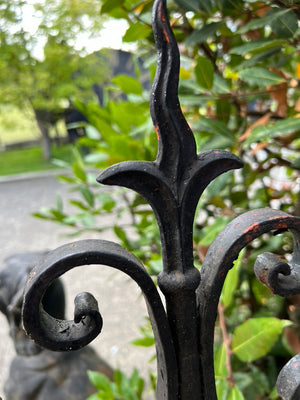 19th Century French Wrought Iron Entrance Gates - No 4