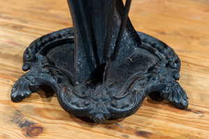 Antique French Cast Iron Fireside Stand Set