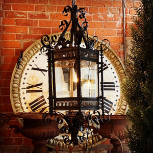Beautiful French Wrought Iron Lantern
