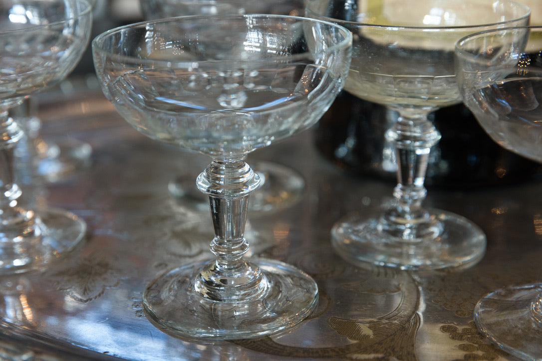 French Glass Coupes - No 2