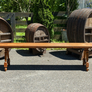 French Oak & Cherrywood Bench Seats