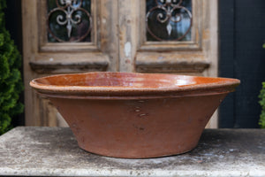 Huge French Terracotta Bowl