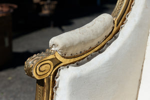 Beautiful 19th Century French Gilded Armchairs