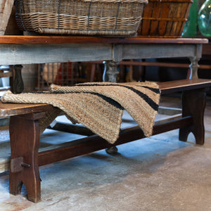 French Farmhouse Oak Bench Seat - No 5