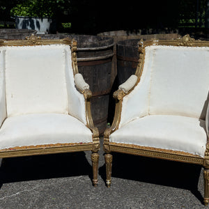 Beautiful 19th Century French Gilded Armchairs