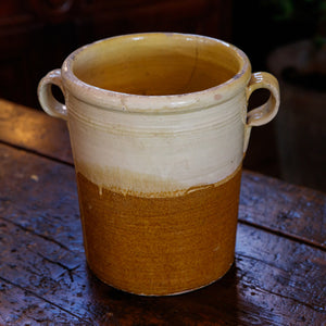 Large Antique Italian Confit Pot