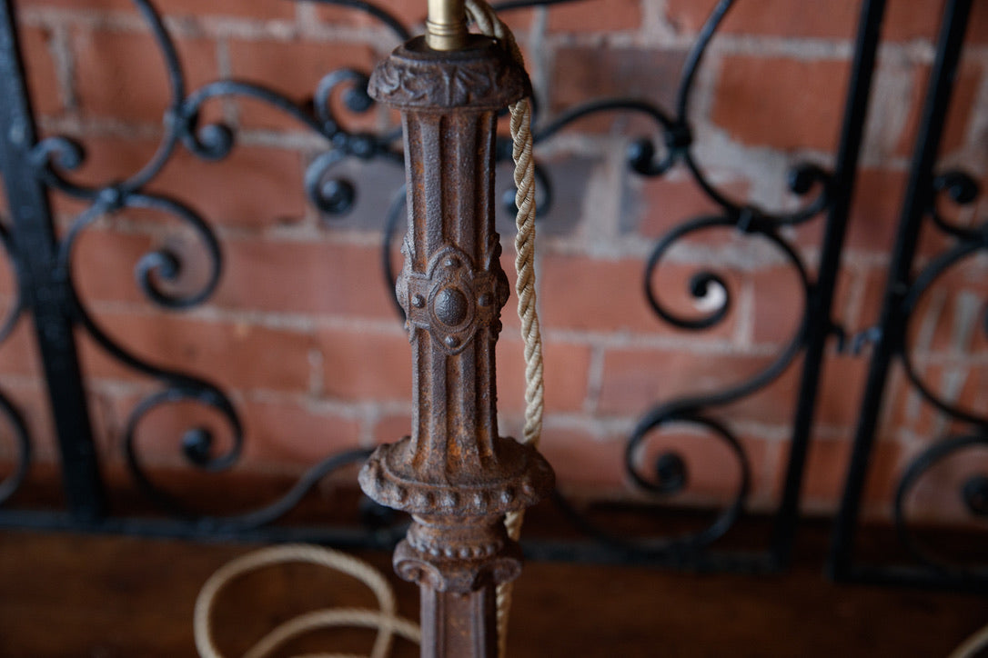 French Iron Balustrade Lamps