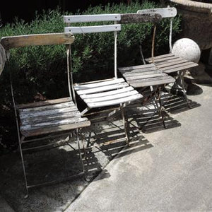 French Wooden Bistro Chairs