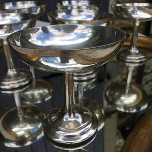 French Champagne Coupe Glasses