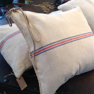 French Grain Sack Cushions