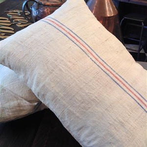 French Grain Sack Cushions