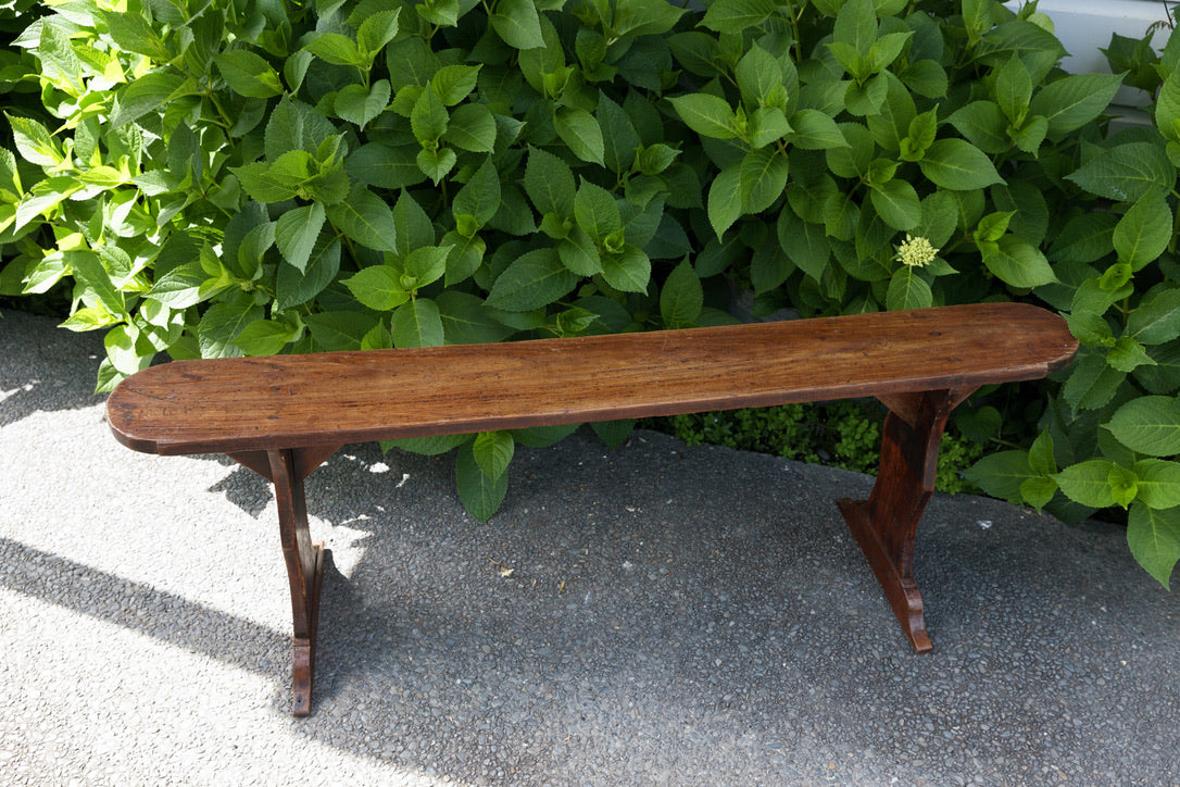French Cherrywood Bench Seat - No 4