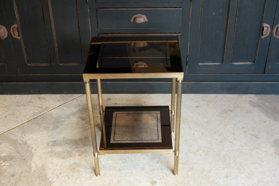 French Brass Side Table