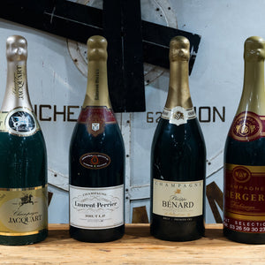 Antique French XL Promotional Wine Bottles