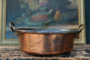 19th Century French Copper Chocolate Pan - C7