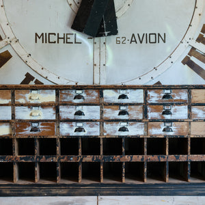 Fabulous 1930's French Industrial Wooden Sideboard
