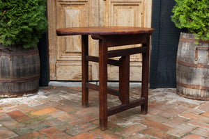 Beautiful French Oak & Cherrywood Gate Leg Kitchen Table