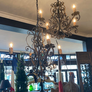 19th Century French Wrought Iron Lights