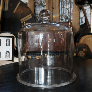 XXL Antique French Patisserie Glass Cloche - A