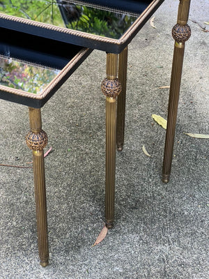 Original French Mid Century Nest Tables