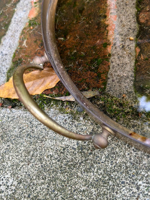 Original French Mid Century Copper & Brass Cocktail Trolley