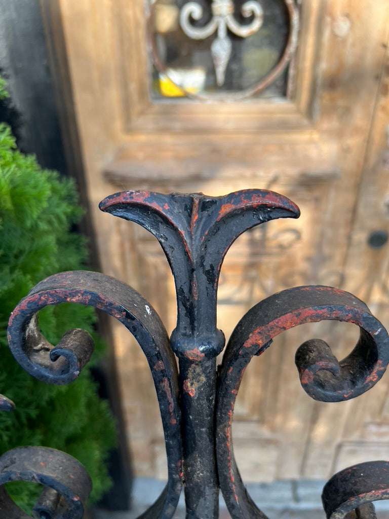 19th Century French Wrought Iron Entrance Gates - No 4