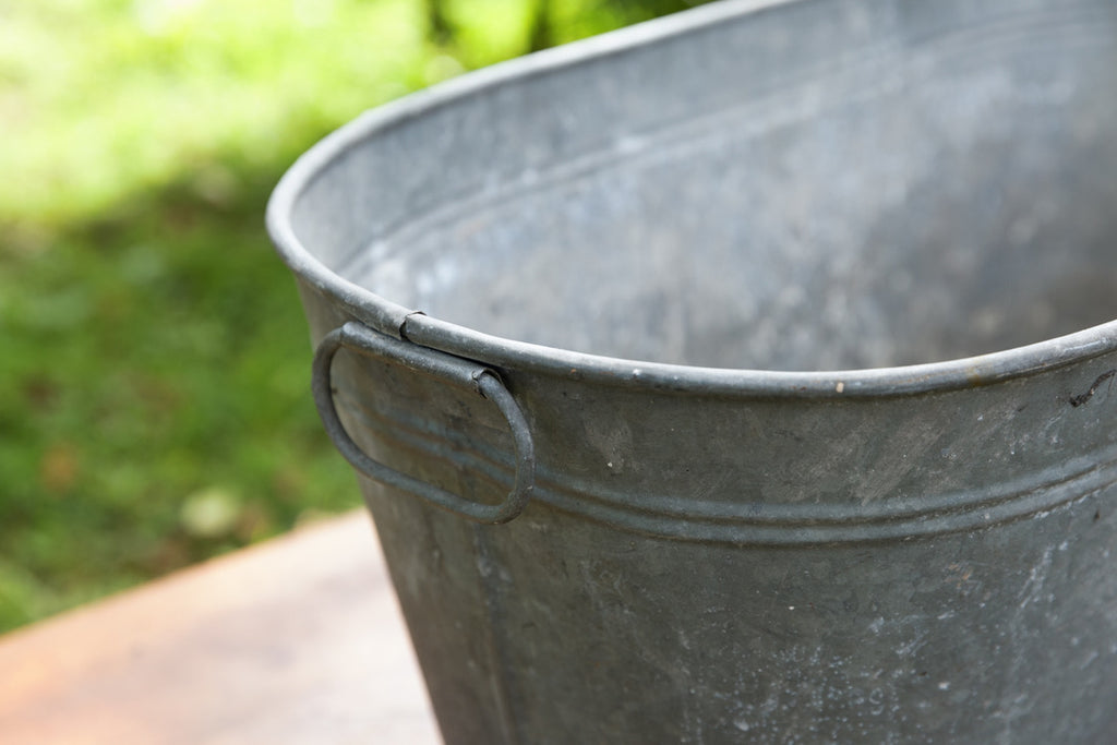 Vintage French Zinc Bath - No 2