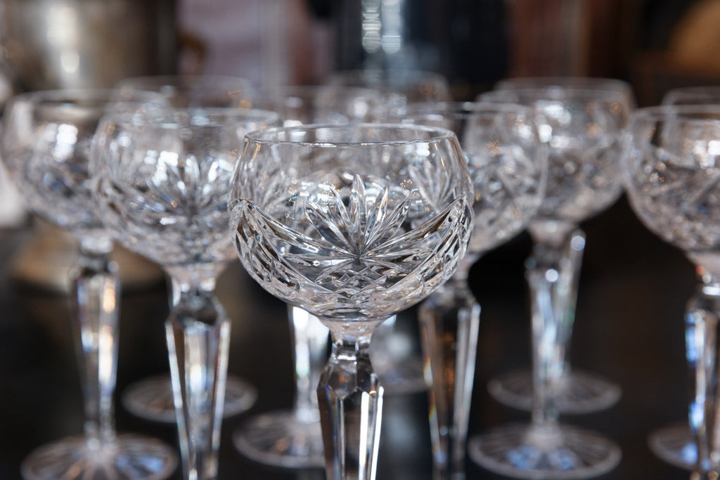 French Crystal Wine Glass - 1930's