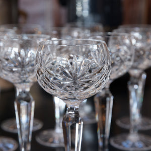 French Crystal Wine Glass - 1930's