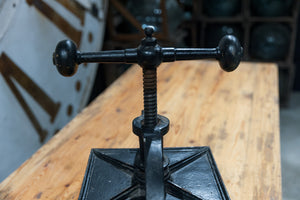 19th Century French Cast Iron Book Press