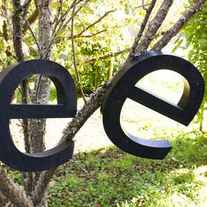 Original French Shop Metal Signage Letters